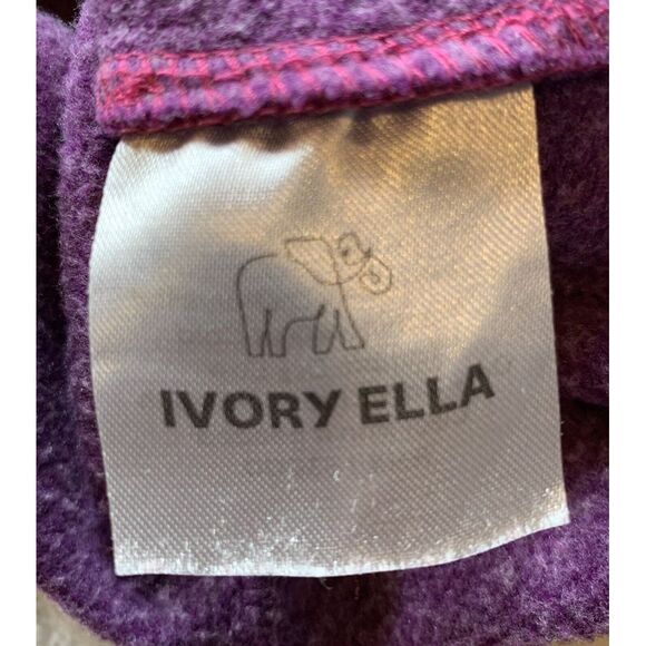 Ivory Ella Mauve & Purple Elephant Sweatshirt Women's Size Small - 237 - Picture 8 of 11